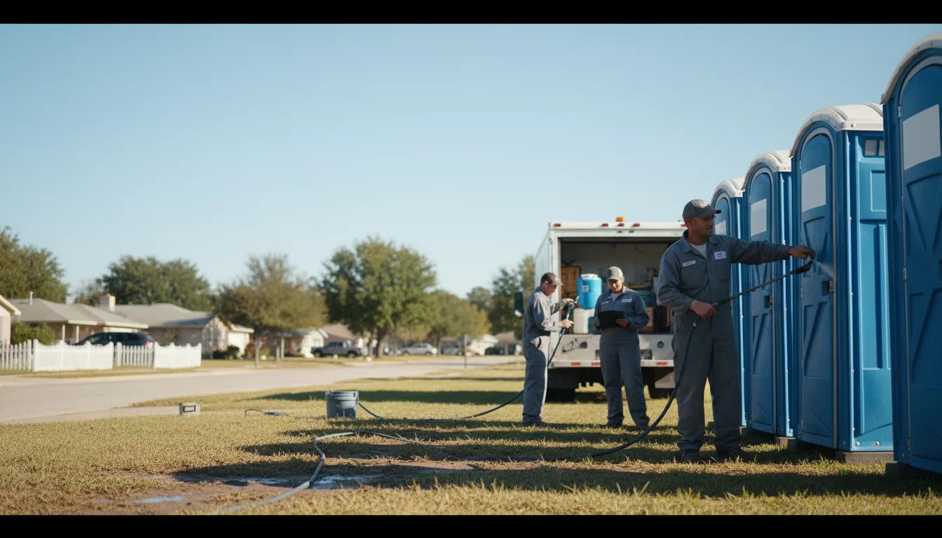 Long-Term Portable Toilet Rental in Bexar, AR near me